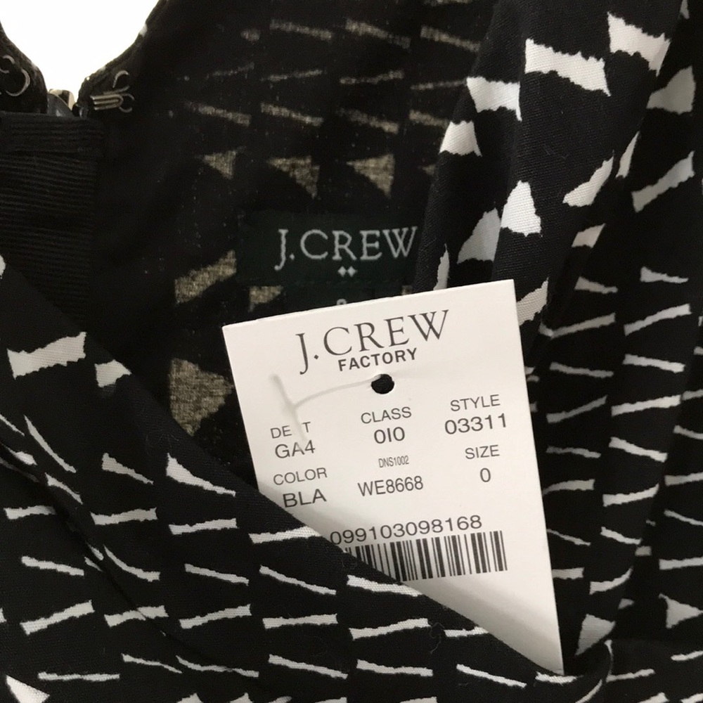J Crew Factory Cotton Dress 0 XS